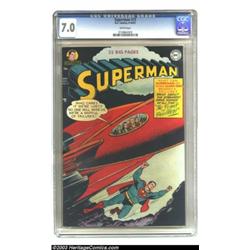 Superman #72 (DC, 1951) CGC FN/VF 7.0 White pages