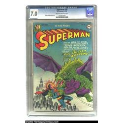 Superman #78 (DC, 1952) CGC FN/VF 7.0 Cream to off-white pages