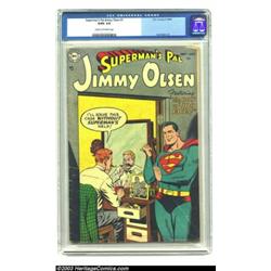 Superman's Pal Jimmy Olsen #1 (DC, 1954) CGC GD/VG 3.0 Cream to off-white pages