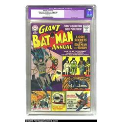 Batman Annual #1 (DC, 1961) CGC Apparent VF/NM 9.0 Slight (A) Off-white pages