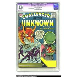 Challengers of the Unknown #1 (DC, 1958) CGC Apparent VG/FN 5