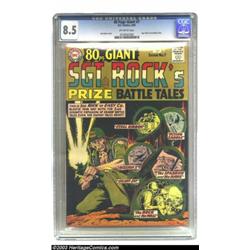 80 Page Giant #7 Sgt. Rock's Prize Battle Tales (DC, 1965) CGC VF+ 8.5 Off-white pages