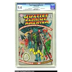 Justice League of America #53 (DC, 1967) CGC NM 9.4 Off-white to white pages