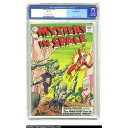 Mystery in Space #54 White Mountain pedigree (DC, 1959) CGC VF- 7.5 Off-white to white pages