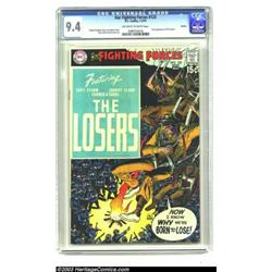Our Fighting Forces #123 Boston Pedigree (DC, 1970) CGC NM 9.4 Off-white to white pages