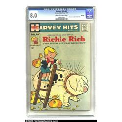 Harvey Hits #3 Richie Rich - File Copy (Harvey, 1957) CGC VF 8.0 Cream to off-white pages