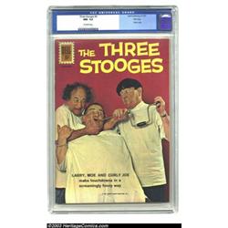 The Three Stooges #6 File Copy (Dell, 1961) CGC NM- 9.2 Off-white pages