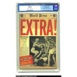 Extra! #1 Kurtzman File Copy (EC, 1955) CGC GD/VG 3.0 Light tan to off-white pages