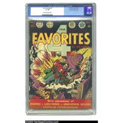Four Favorites #7 Kurtzman File Copy (Ace, 1942) CGC GD- 1.8 Cream to off-white pages