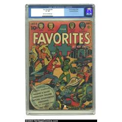 Four Favorites #8 Kurtzman File Copy (Ace, 1942) CGC GD- 1.8 Light tan to off-white pages