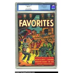 Four Favorites #10 Kurtzman File Copy (Ace, 1943) CGC FR/GD 1.5 Light tan to off-white pages