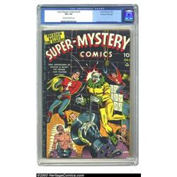 Super-Mystery Comics V3#5 Kurtzman File Copy (Ace, 1943) CGC VG+ 4.5 Cream to off-white pages