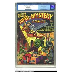 Super-Mystery Comics V3#6 Harvey Kurtzman File Copy (Ace, 1943) CGC FR/GD 1