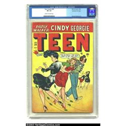 Teen Comics #26 Harvey Kurtzman File Copy (Marvel, 1948) CGC FR 1.0 Cream to off-white pages