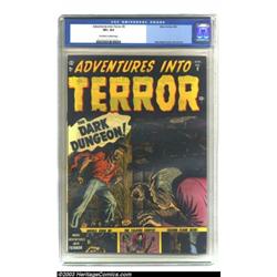 Adventures Into Terror #9 (Atlas, 1952) CGC VF+ 8.5 Off-white to white pages