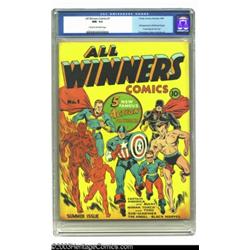 All Winners Comics #1 (Timely, 1941) CGC NM- 9.2 Cream to off-white pages