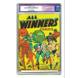 All Winners Comics #1 (Timely, 1941) CGC Apparent VF/NM 9