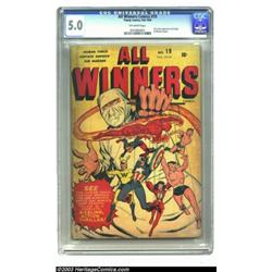 All Winners Comics #19 (Timely, 1946) CGC VG/FN 5.0 Off-white pages