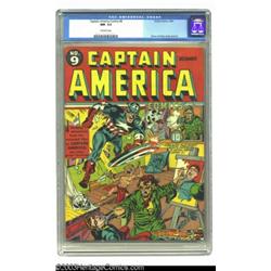 Captain America Comics #9 (Timely, 1941) CGC NM- 9.2 Off-white pages