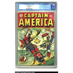 Captain America Comics #32 (Timely, 1943) CGC FN+ 6.5 Off-white pages
