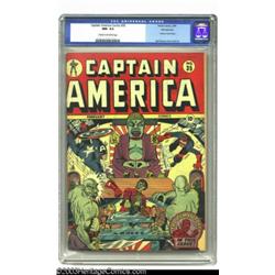Captain America Comics #35 Pennsylvania pedigree (Timely, 1944) CGC NM- 9
