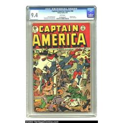 Captain America Comics #46 (Timely, 1945) CGC NM 9.4 White pages