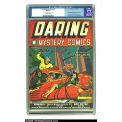 Daring Mystery Comics #1 (Timely, 1940) CGC FN 6.0 Off-white pages