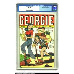 Georgie Comics #12 Mile High pedigree (Timely, 1947) CGC NM+ 9.6 Off-white to white pages