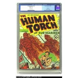 The Human Torch #2 (#1) (Timely, 1940) CGC NM 9.4 Off-white pages