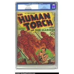 The Human Torch # 2 (#1) (Timely, 1940) CGC VG 4.0 Cream to off-white pages