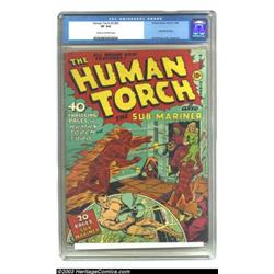 The Human Torch #3 (Timely, 1940) CGC VF 8.0 Cream to off-white pages