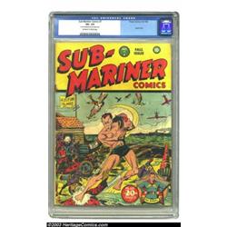 Sub-Mariner Comics #7 (Timely, 1942) CGC VG- 3.5 Off-white to white pages
