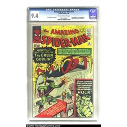 Amazing Spider-Man #14 (Marvel, 1964) CGC NM 9.4 Off-white to white pages