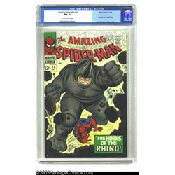Amazing Spider-Man #41 (Marvel, 1966) CGC NM+ 9.6 Off-white to white pages. John Romita Sr