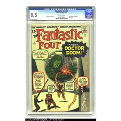 Fantastic Four #5 (Marvel, 1962) CGC VF+ 8.5 Off-white pages