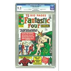Fantastic Four Annual #1 (Marvel, 1963) CGC NM- 9.2 Cream to off-white pages