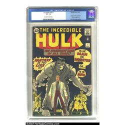 The Incredible Hulk #1 (Marvel, 1962) CGC VF- 7.5 Off-white to white pages
