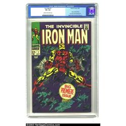 Iron Man #1 (Marvel, 1968) CGC VF+ 8.5 Cream to off-white pages