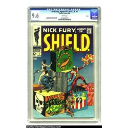 Nick Fury, Agent of SHIELD #1 Boston pedigree (Marvel, 1968) CGC NM+ 9.6 White pages