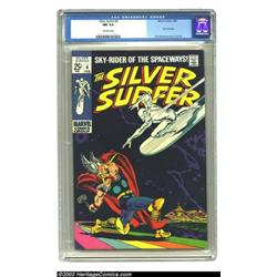 The Silver Surfer #4 (Marvel, 1969) CGC NM 9.4 Off-white pages