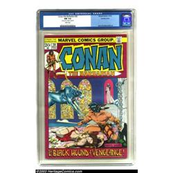 Conan The Barbarian #20 Double cover (Marvel, 1972) CGC NM 9.4 White pages