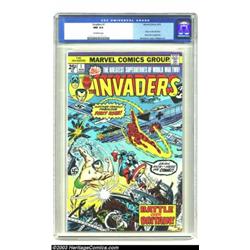 The Invaders #1 (Marvel, 1975) CGC NM 9.4 Off-white pages