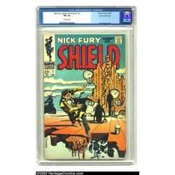 Nick Fury, Agent of SHIELD #7 Stan Lee File Copy (Marvel, 1968) CGC FN- 5.5 Off-white pages