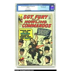 Sgt. Fury and His Howling Commandos #12 Stan Lee File Copy (Marvel, 1964) CGC VF 8