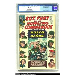 Sgt. Fury and His Howling Commandos #18 Stan Lee File Copy (Marvel, 1965) CGC VF 8