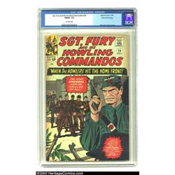 Sgt. Fury and His Howling Commandos #24 Stan Lee File Copy (Marvel, 1965) CGC FN/VF 8
