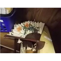LOT OF 12 ORIENTAL FOLDING FANS - NEW