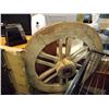 Image 1 : VINTAGE OX CART WHEEL