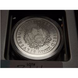 INVESTOR ART ROUND - .999 FINE SILVER - 1 oz - ARGYRASPIDES MOTIF - IN CAPSULE
