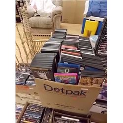 BOX OF APPROX 200 DVD'S